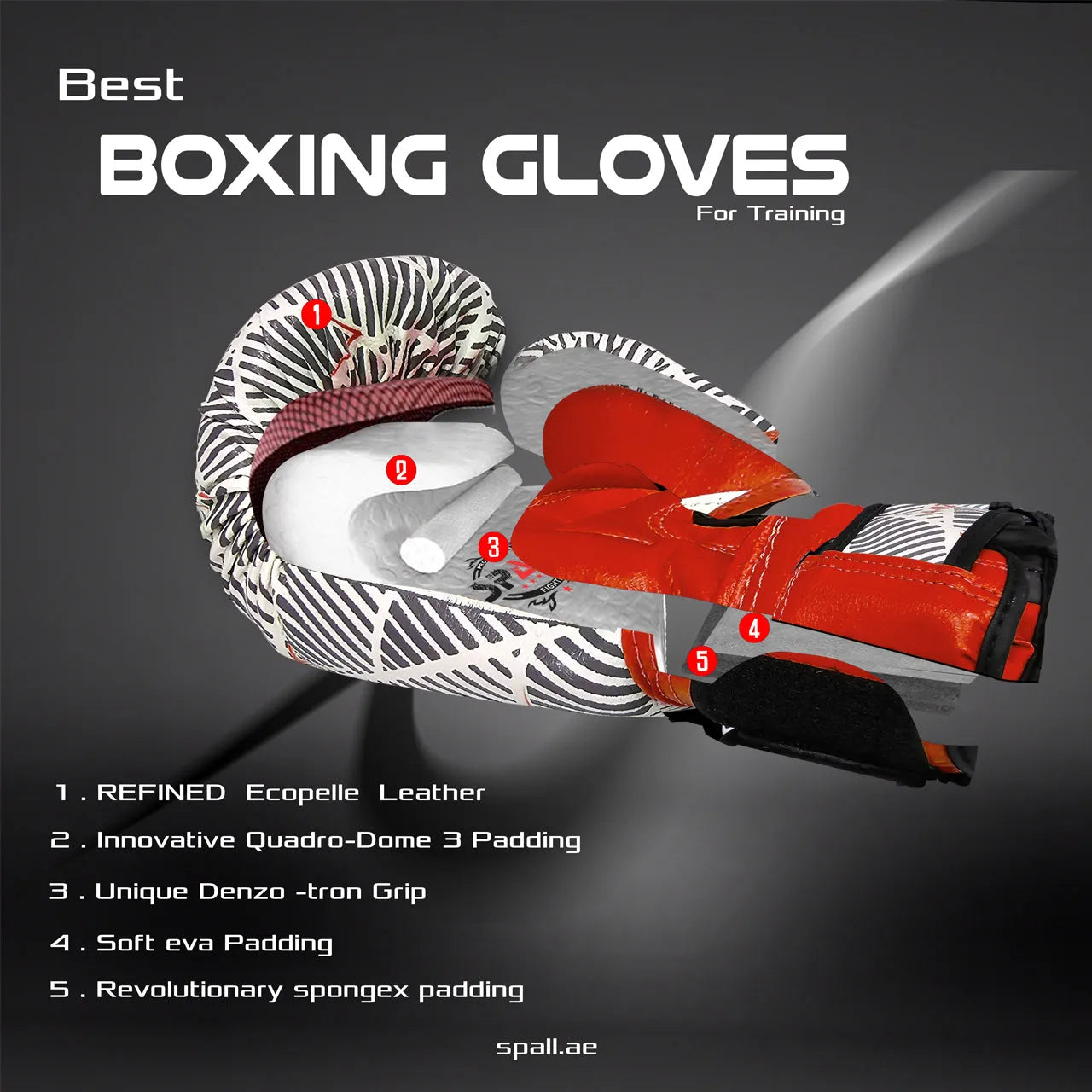 professional boxing gloves for strong punches sparring and kickboxing fighting punch bag workout muay thai and training(si-1490) | ideal for all surfaces, kids & adults | match-ready | includes pump & needle