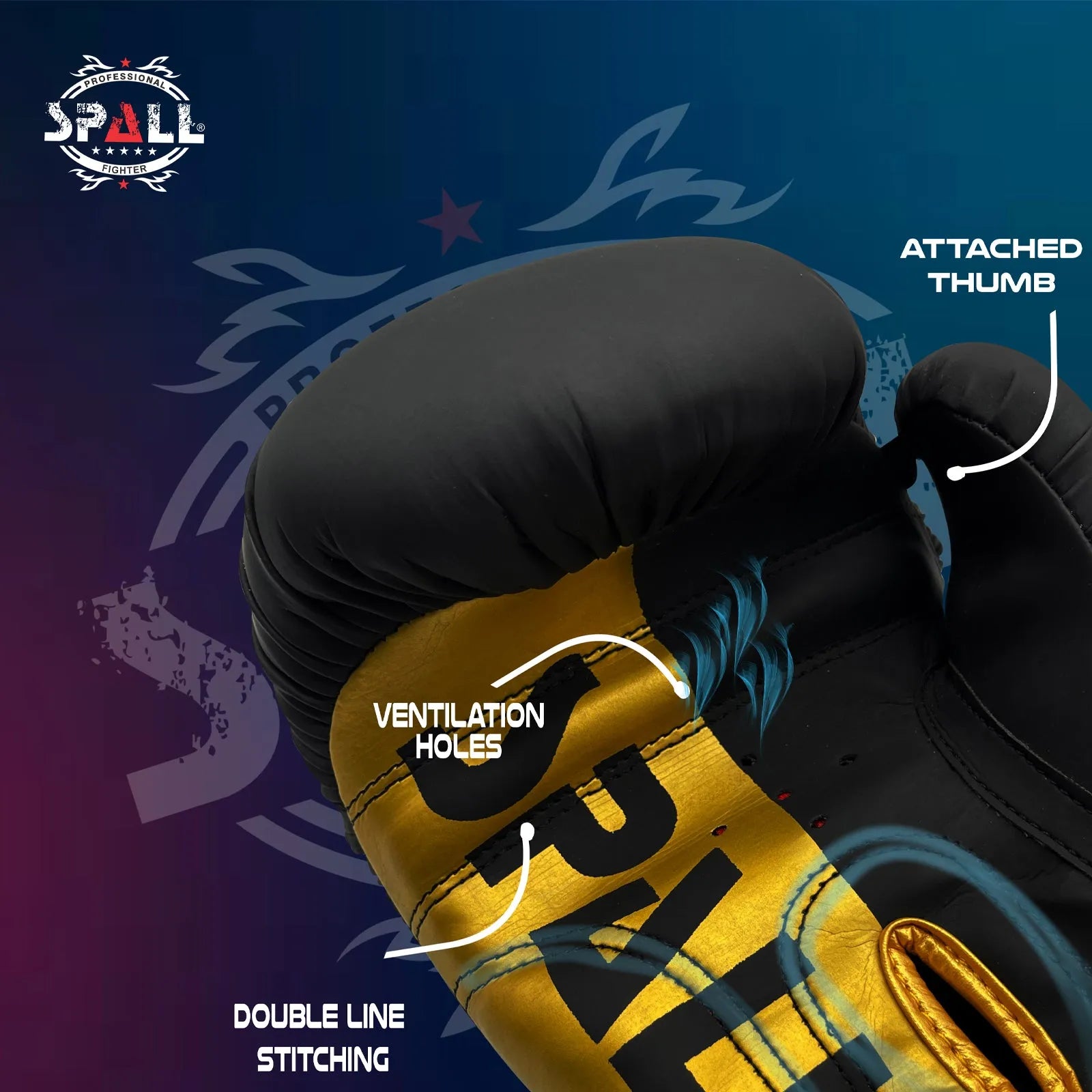 Boxing Gloves For Sparring Training & Fighting Lightweight (SI-1666) | Ideal for All Surfaces, Kids & Adults | Match-Ready | Includes Pump & Needle | Durable & Long-Lasting Performance