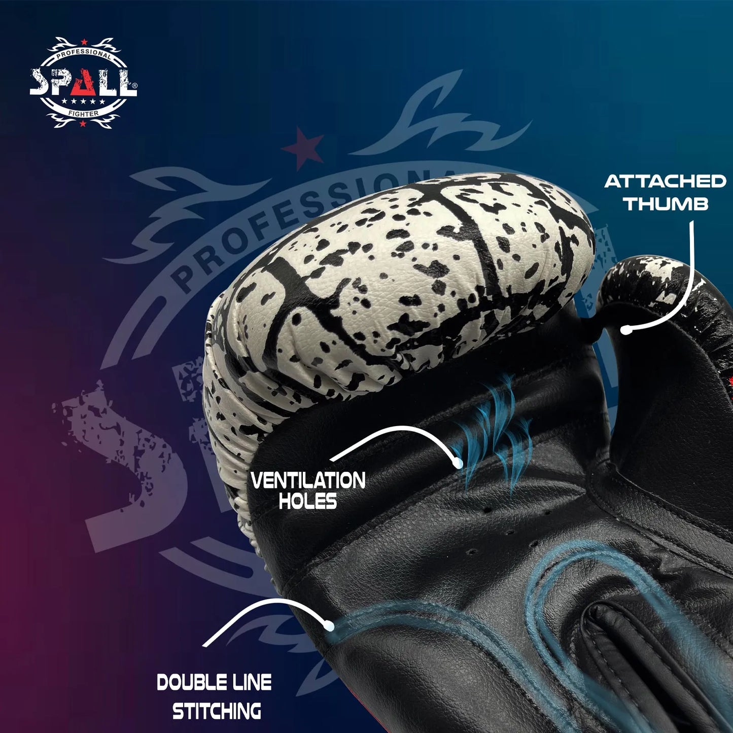 boxing gloves for sparring training and fighting lightweight (si-1662) | ideal for all surfaces, kids & adults | match-ready | includes pump & needle | durable & long-lasting performance