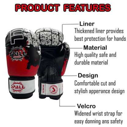Boxing Gloves For Sparring Training And Fighting Lightweight (SI-1662) | Ideal for All Surfaces, Kids & Adults | Match-Ready | Includes Pump & Needle | Durable & Long-Lasting Performance