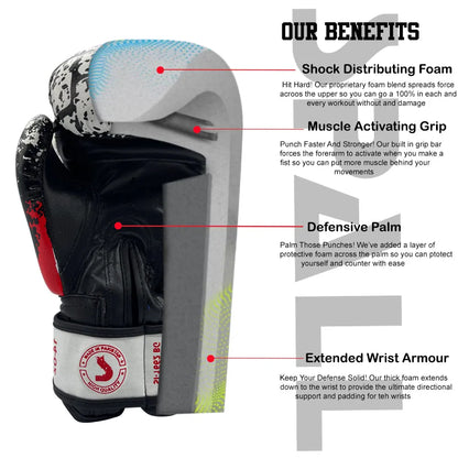 Boxing Gloves For Sparring Training And Fighting Lightweight (SI-1662) | Ideal for All Surfaces, Kids & Adults | Match-Ready | Includes Pump & Needle | Durable & Long-Lasting Performance
