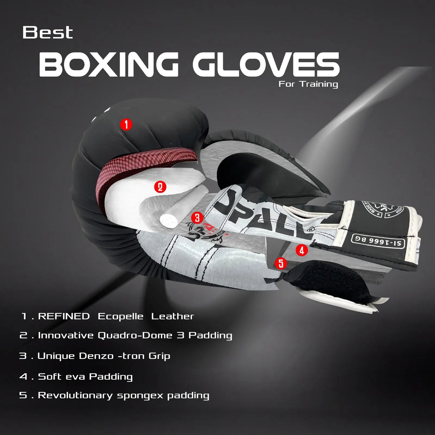 boxing gloves for sparring training & fighting lightweight (si-1666) | ideal for all surfaces, kids & adults | match-ready | includes pump & needle | durable & long-lasting performance