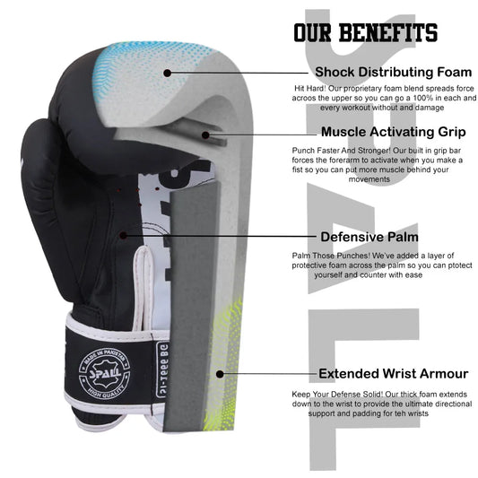Boxing Gloves For Sparring Training & Fighting Lightweight (SI-1666) | Ideal for All Surfaces, Kids & Adults | Match-Ready | Includes Pump & Needle | Durable & Long-Lasting Performance