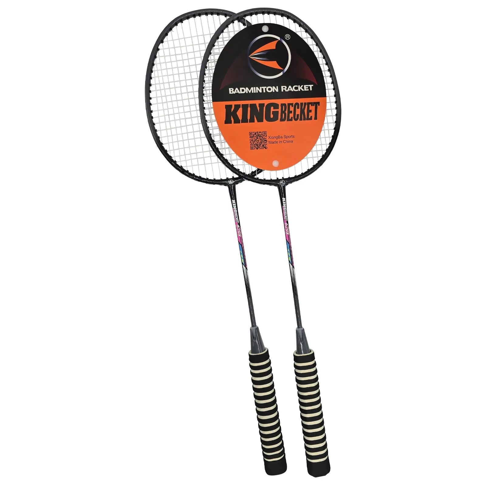 Badminton Rocket With Grip Soft Handles Smash Power Frame With Free Full Cover Ultra Light Weight Carbon Fiber Single High Grade Perfect For Men And Women | Ideal for All Surfaces, Kids & Adults