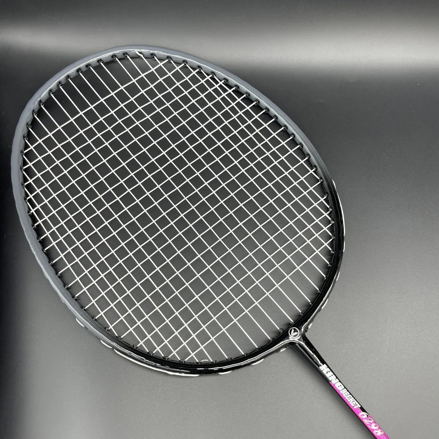 badminton rocket with grip soft handles smash power frame with free full cover ultra light weight carbon fiber single high grade perfect for men and women | ideal for all surfaces, kids & adults