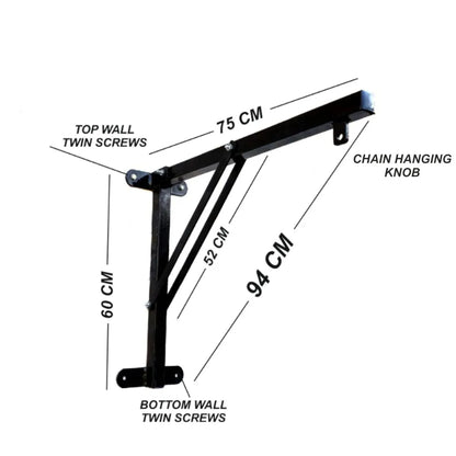 Gymaholic Heavy Bag Stand, Boxing Bag Hanging Stand, Boxing Bag Hanger, Boxing Bag Stand, Boxing Stand | Ideal for All Surfaces, Kids & Adults | Match-Ready | Includes Pump & Needle | Durable & Long-Lasting