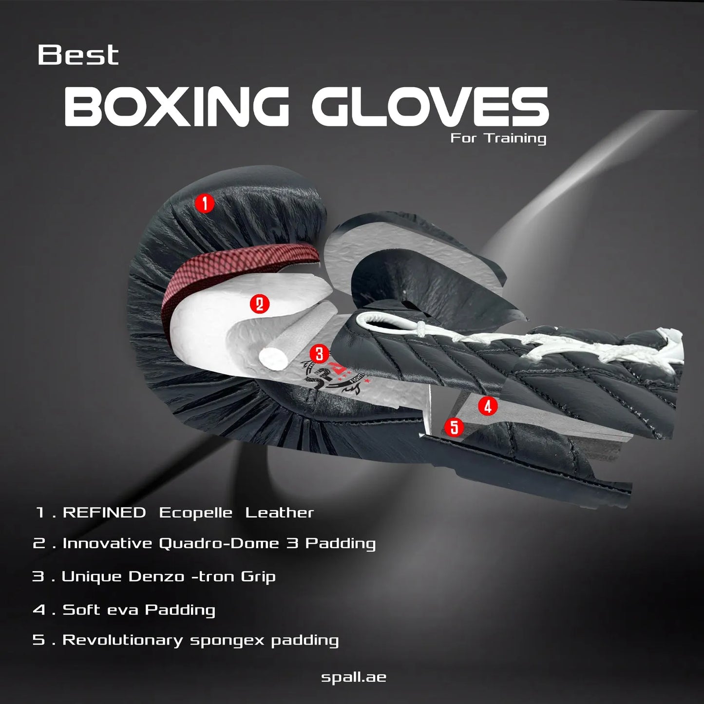 professional boxing gloves for strong punches sparring and kickboxing fighting punch bag workout muay thai and training(si-804) | ideal for all surfaces, kids & adults | match-ready | includes pump & needles