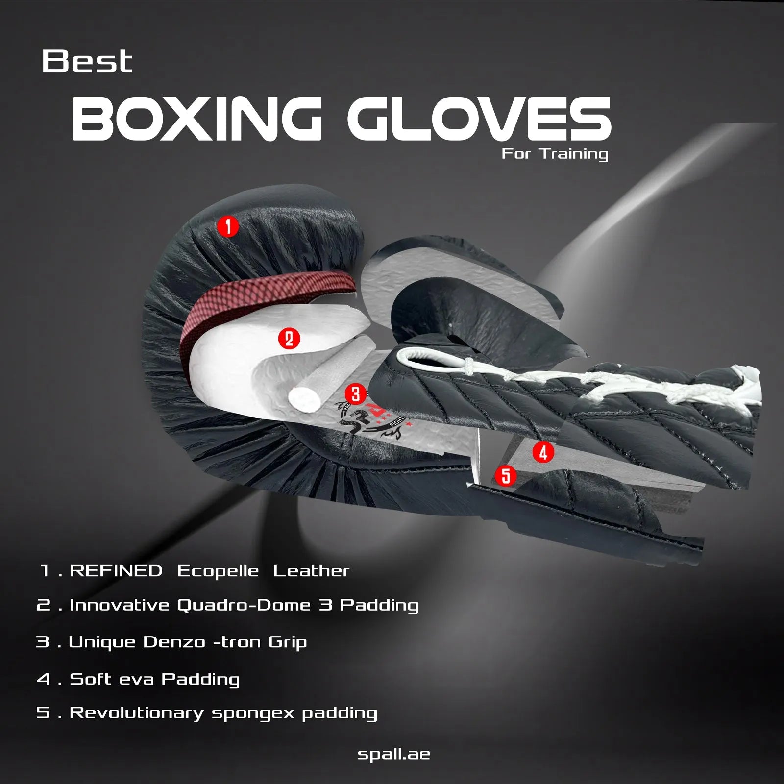 Professional Boxing Gloves For Strong Punches Sparring And Kickboxing Fighting Punch Bag Workout Muay Thai And Training(SI-804) | Ideal for All Surfaces, Kids & Adults | Match-Ready | Includes Pump & Needles