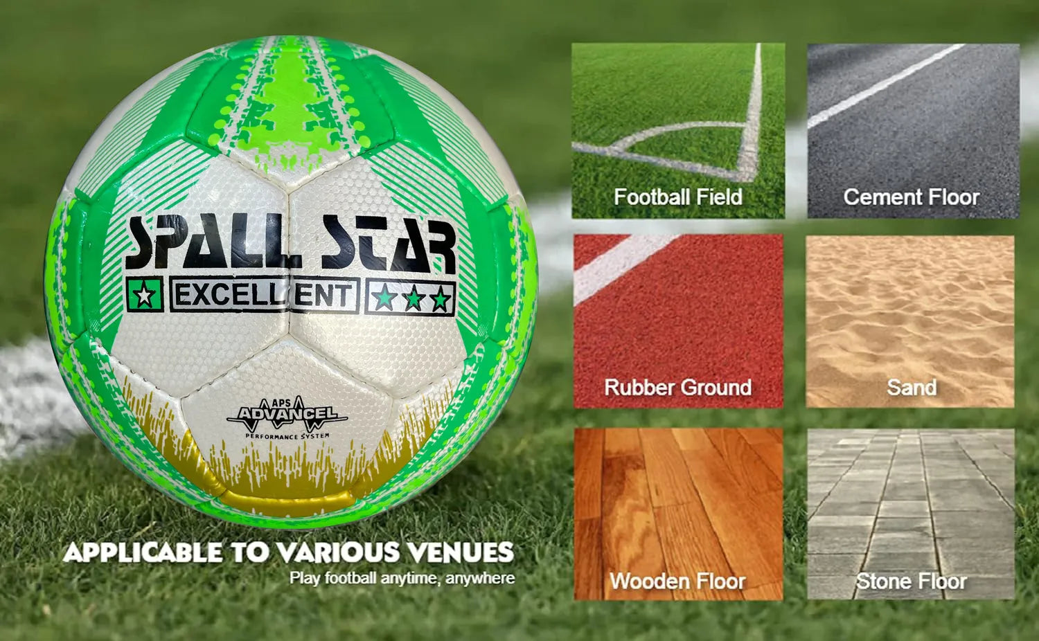 Football Soccer Ball For Matches World Cup Best Indoor/Outdoor Water Proof Ball For Professional Training And Match Men And Women Youth And Adult (CR-696) | Ideal for All Surfaces, Kids & Adults