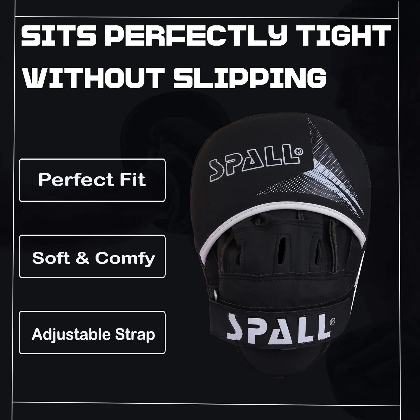 boxing pad hook and jab training pads hand target strike (si-1281) | ideal for all surfaces, kids & adults | match-ready | includes pump & needle | durable & long-lasting performance