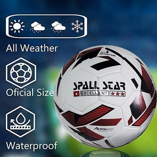 Football Soccer Ball For Matches World Cup Best Indoor/Outdoor Water Proof Ball For Professional Training And Match Men And Women Youth And Adult(GP-658) | Ideal for All Surfaces, Kids & Adults