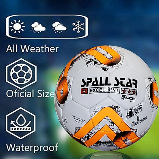 Football Soccer Ball For Matches World Cup Best Indoor/Outdoor Water Proof Ball For Professional Training And Match Men And Women Youth And Adult(GP-661) | Ideal for All Surfaces, Kids & Adults