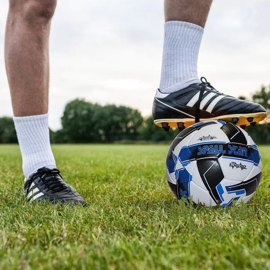 Football Soccer Ball For Matches World Cup Best Indoor/Outdoor Water Proof Ball For Professional Training And Match Men And Women Youth And Adult (GP-681) | Ideal for All Surfaces, Kids & Adults