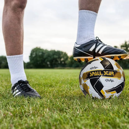 Football Soccer Ball For Matches World Cup Best Indoor/Outdoor Water Proof Ball For Professional Training And Match Men And Women Youth And Adult (GP-681) | Ideal for All Surfaces, Kids & Adults