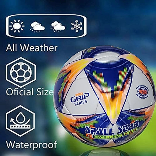 Football Soccer Ball For Matches World Cup Best Indoor/Outdoor Water Proof Ball For Professional Training And Match Men And Women Youth And Adult(GP-682) | Ideal for All Surfaces, Kids & Adults