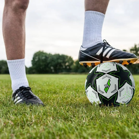 Football Soccer Ball For Matches World Cup Best Indoor/Outdoor Water Proof Ball For Professional Training And match Men And Women Youth And Adult(HF-2038) | Ideal for All Surfaces, Kids & Adults