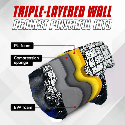 Head Guard For Boxing MMA Training Head Gear Kickboxing For Muay Thai Grappling Sparring Karate Taekwondo Martial Arts (SI-1395) | Ideal for All Surfaces, Kids & Adults | Match-Ready | Includes Pump & Needle
