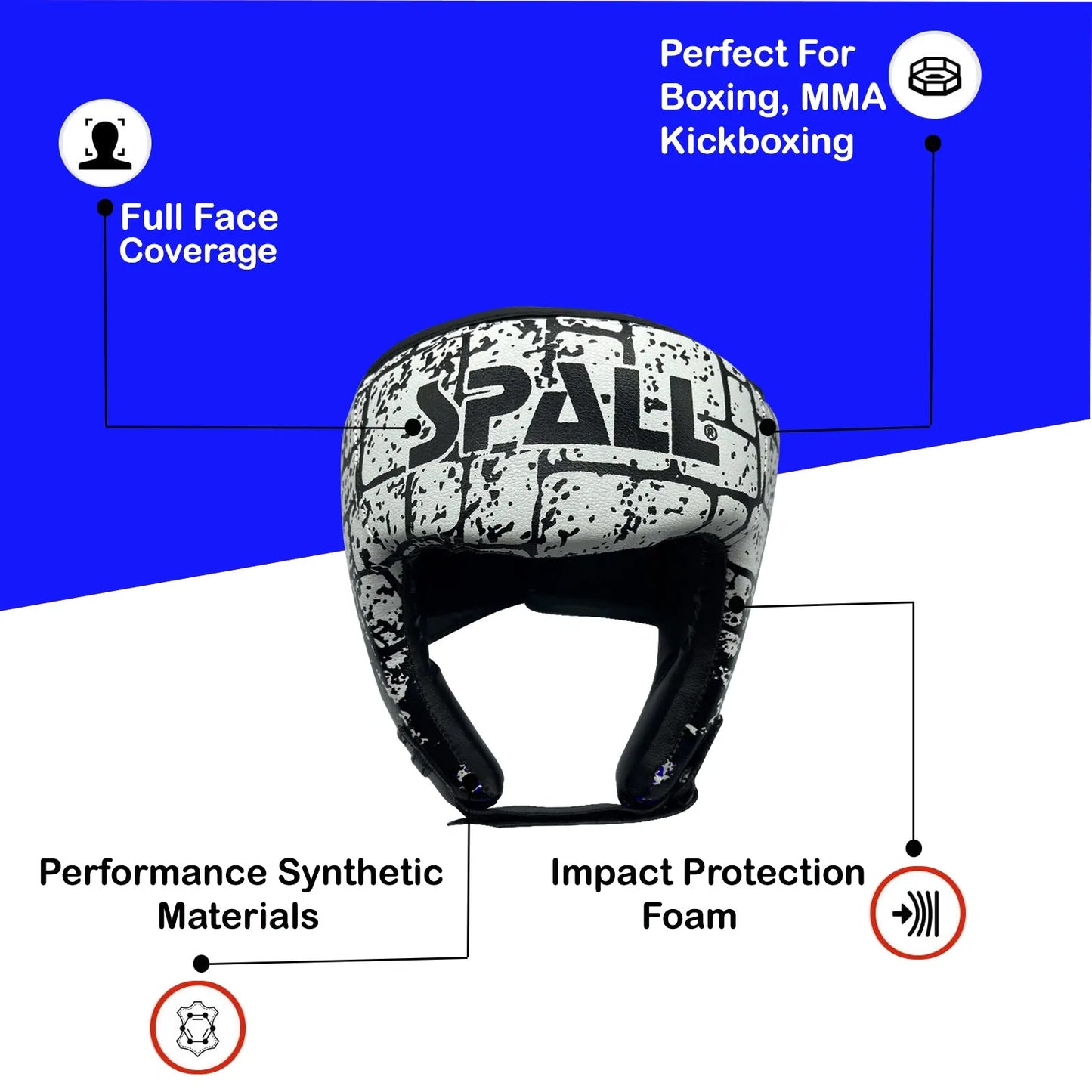 head guard for boxing mma training head gear kickboxing for muay thai grappling sparring karate taekwondo martial arts (si-1395) | ideal for all surfaces, kids & adults | match-ready | includes pump & needle