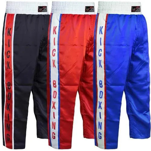 Kickboxing Trousers for Adults ? S/M/L/XL Sizes, Durable Training Gloves for Muay Thai, Boxing & MMA 373 | Ideal for All Surfaces, Kids & Adults | Match-Ready | Includes Pump & Needle | Durable & Long-Lasting Performance