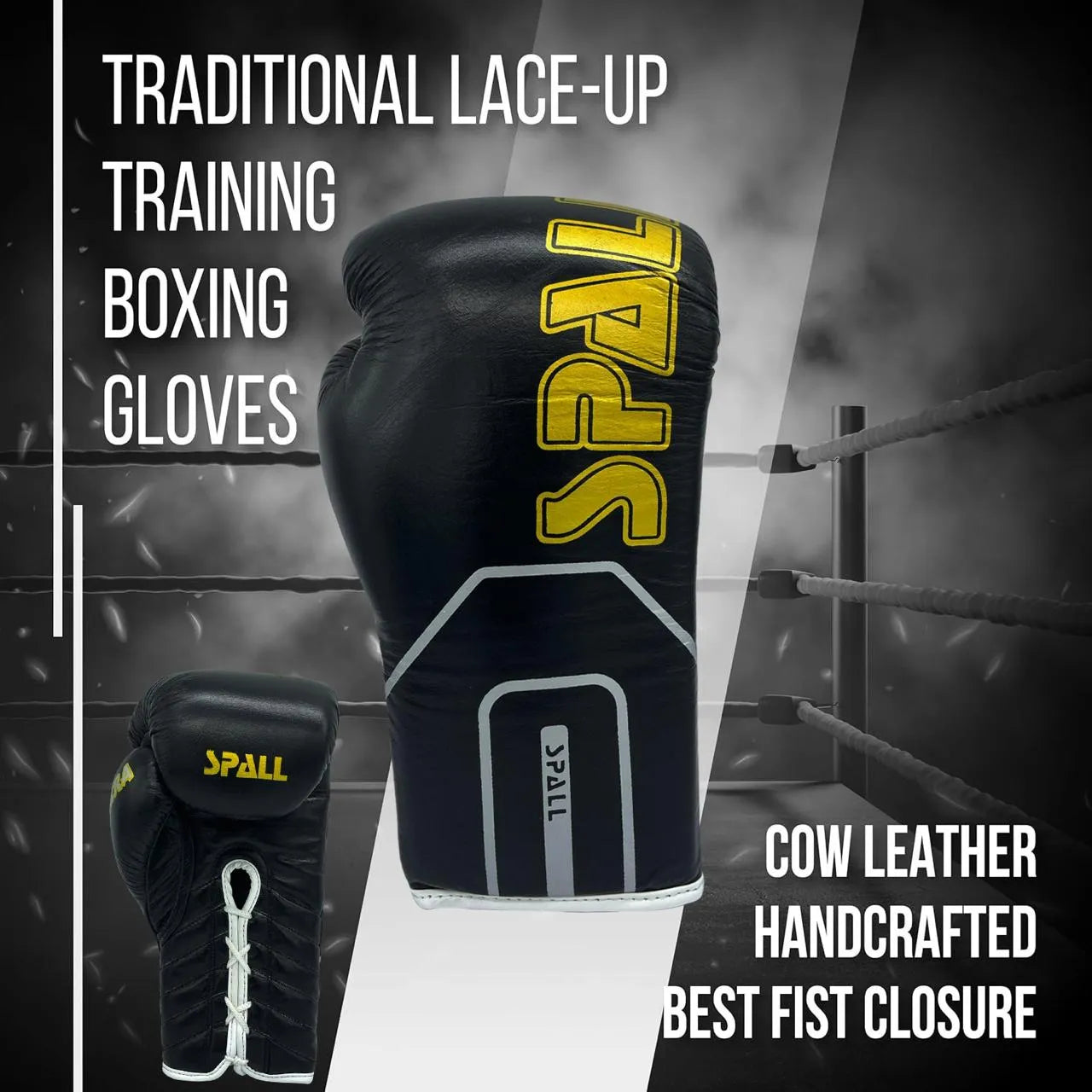 professional boxing gloves for strong punches sparring and kickboxing fighting punch bag workout muay thai and training | ideal for all surfaces, kids & adults | match-ready | includes pump & needle