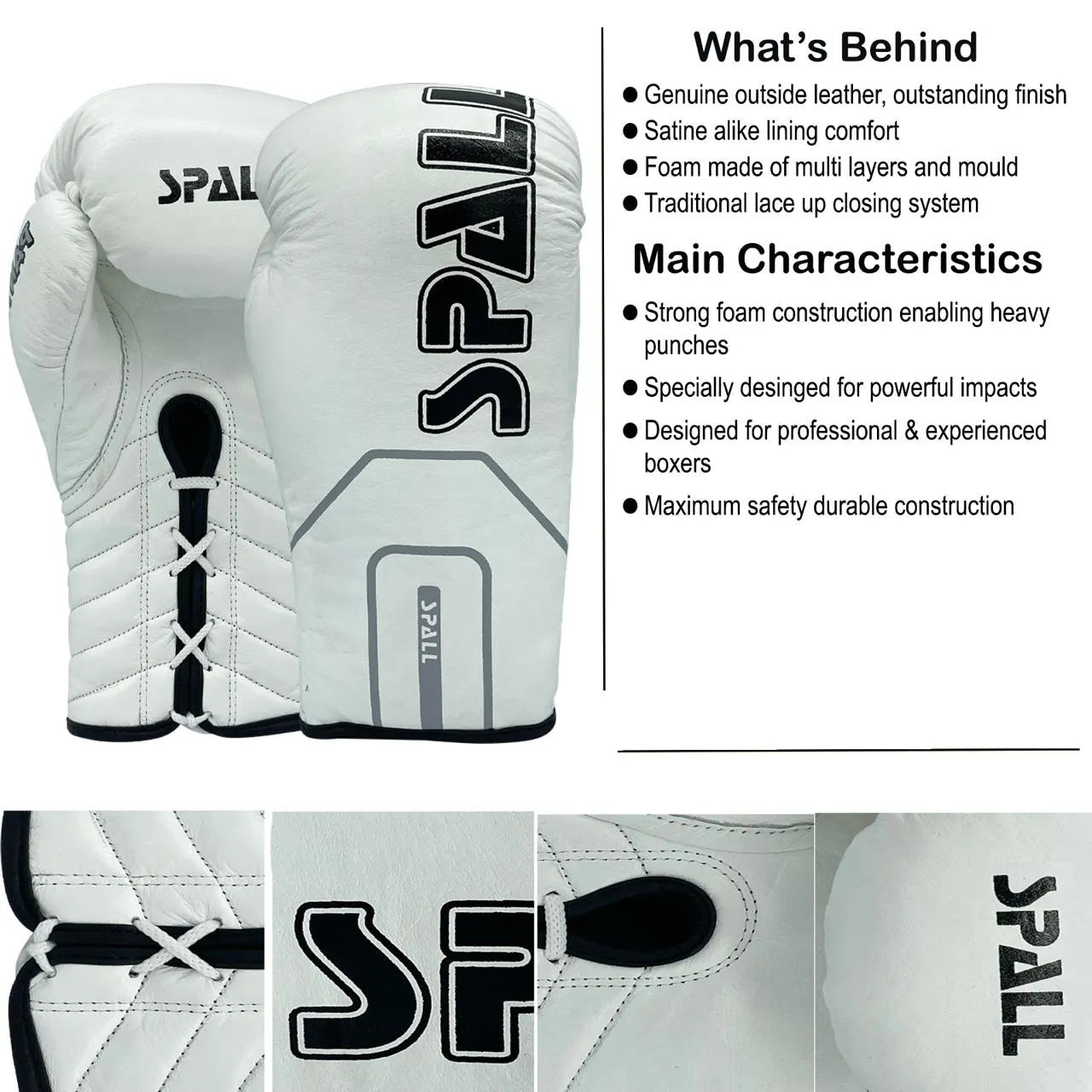professional boxing gloves for strong punches sparring and kickboxing fighting punch bag workout muay thai and training | ideal for all surfaces, kids & adults | match-ready | includes pump & needle