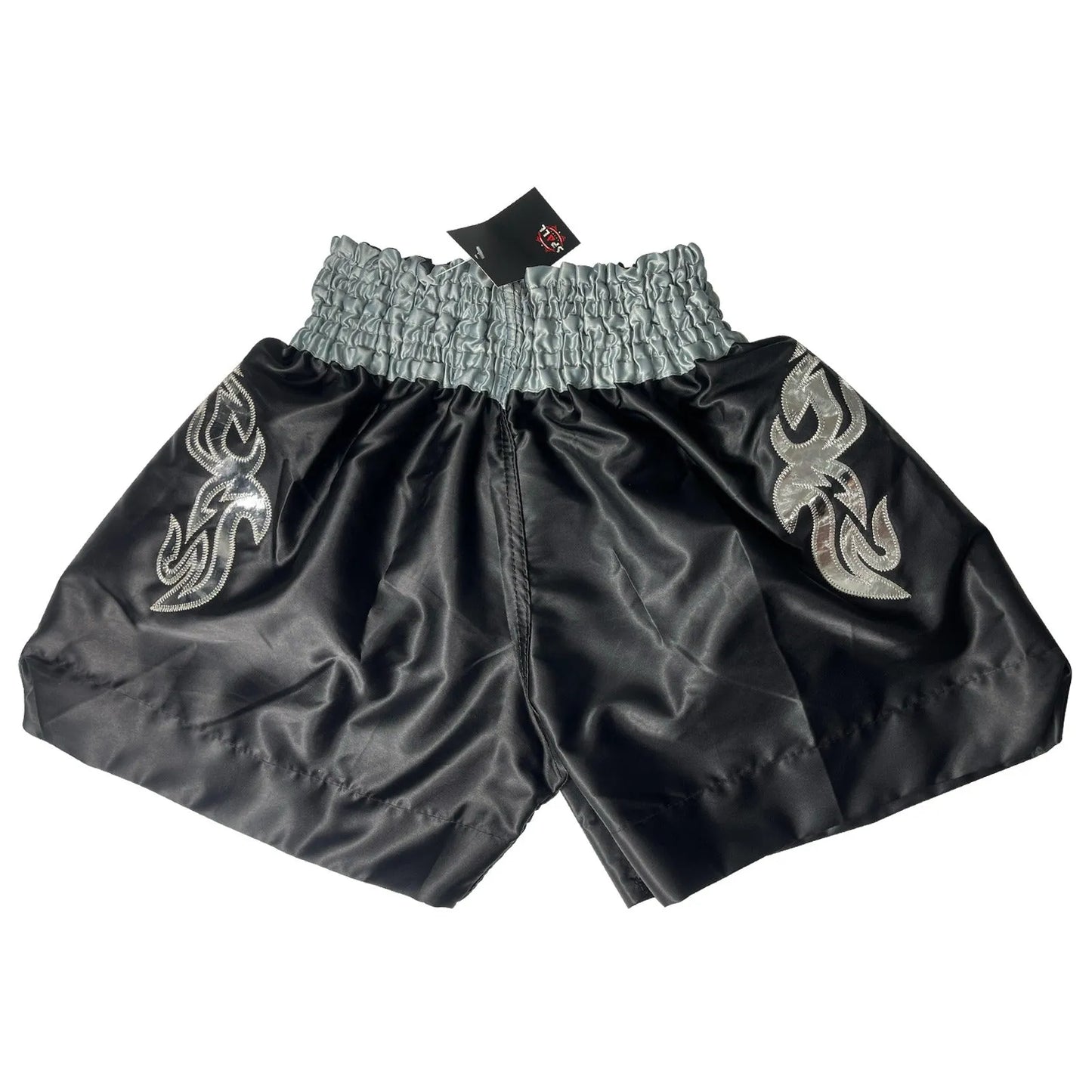 boxing shorts for men muay thai shorts for kickboxing wrestling grappling fight and cross training martial arts training gym clothing | ideal for all surfaces, kids & adults | match-ready