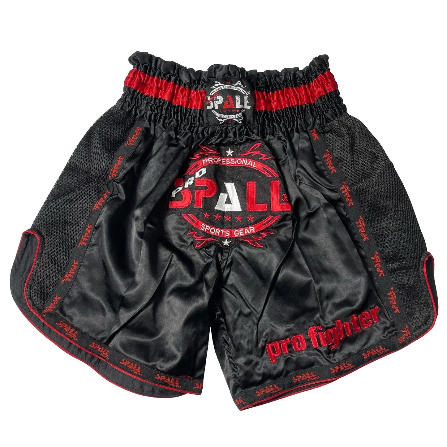boxing shorts for men muay thai shorts for kickboxing wretling grappling fight and cross training martial arts training gym clothing | ideal for all surfaces, kids & adults | match-ready