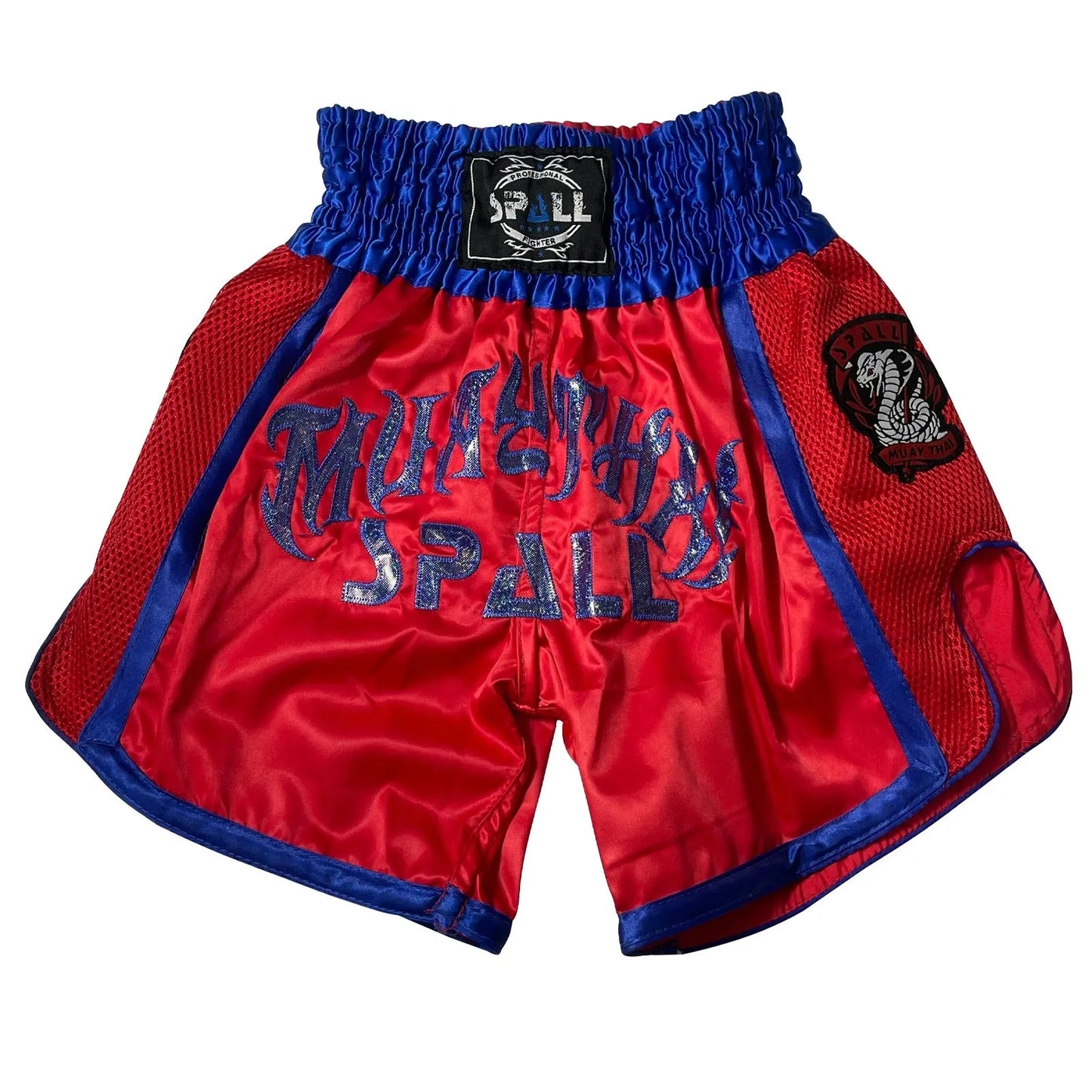 boxing shorts for men muay thai shorts for kickboxing wretling grappling fight and cross training martial arts training gym clothing | ideal for all surfaces, kids & adults | match-ready