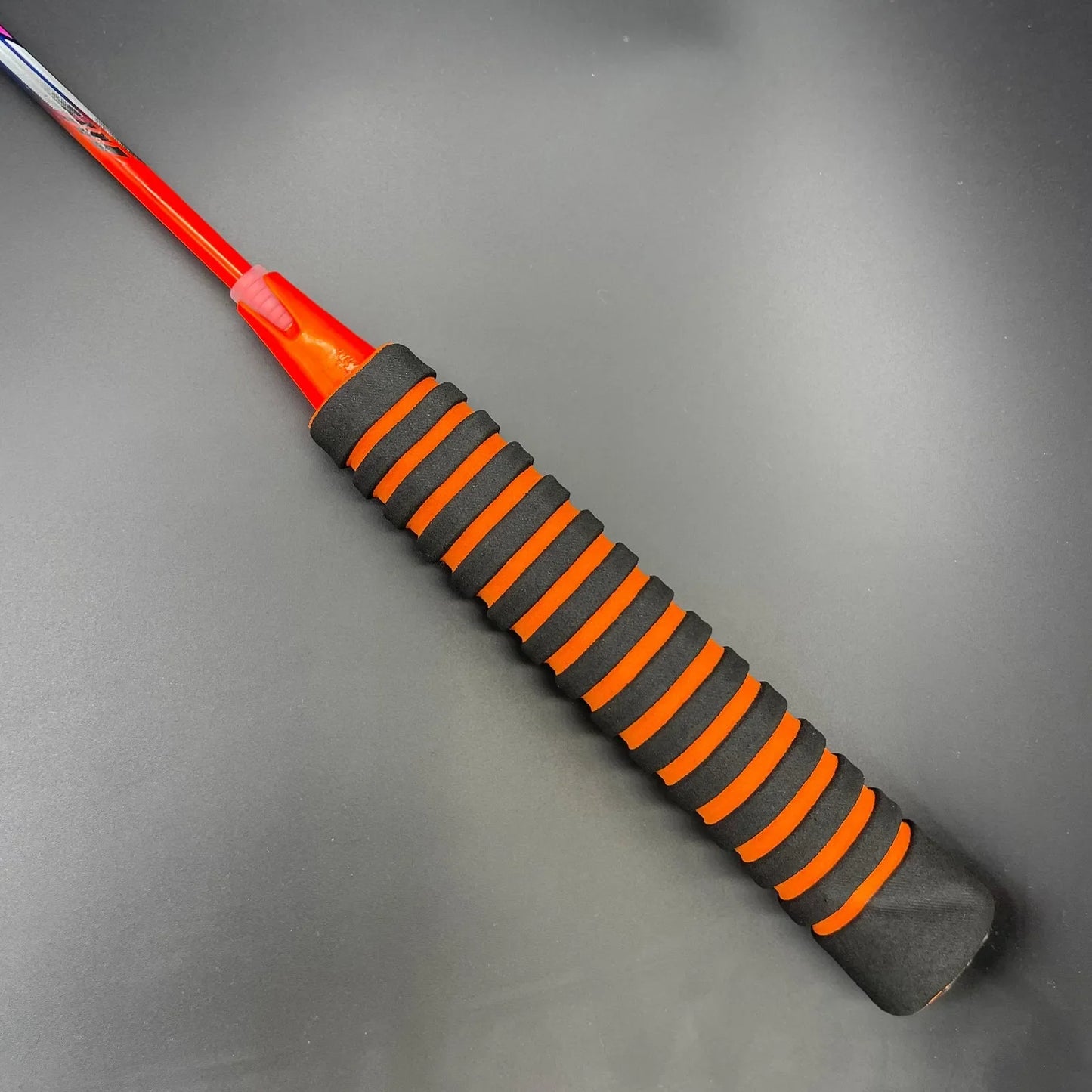 badminton rocket with grip soft handles smash power frame with free full cover ultra light weight carbon fiber single high grade perfect for men and women | ideal for all surfaces, kids & adults
