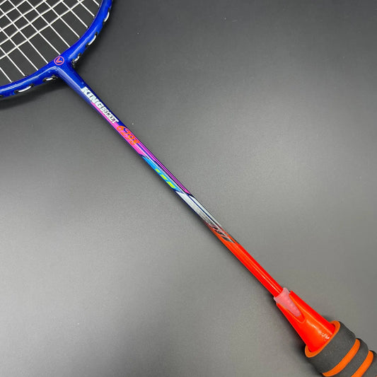Badminton Rocket With Grip Soft Handles Smash Power Frame With Free Full Cover Ultra Light Weight Carbon Fiber Single High Grade Perfect For Men And Women | Ideal for All Surfaces, Kids & Adults