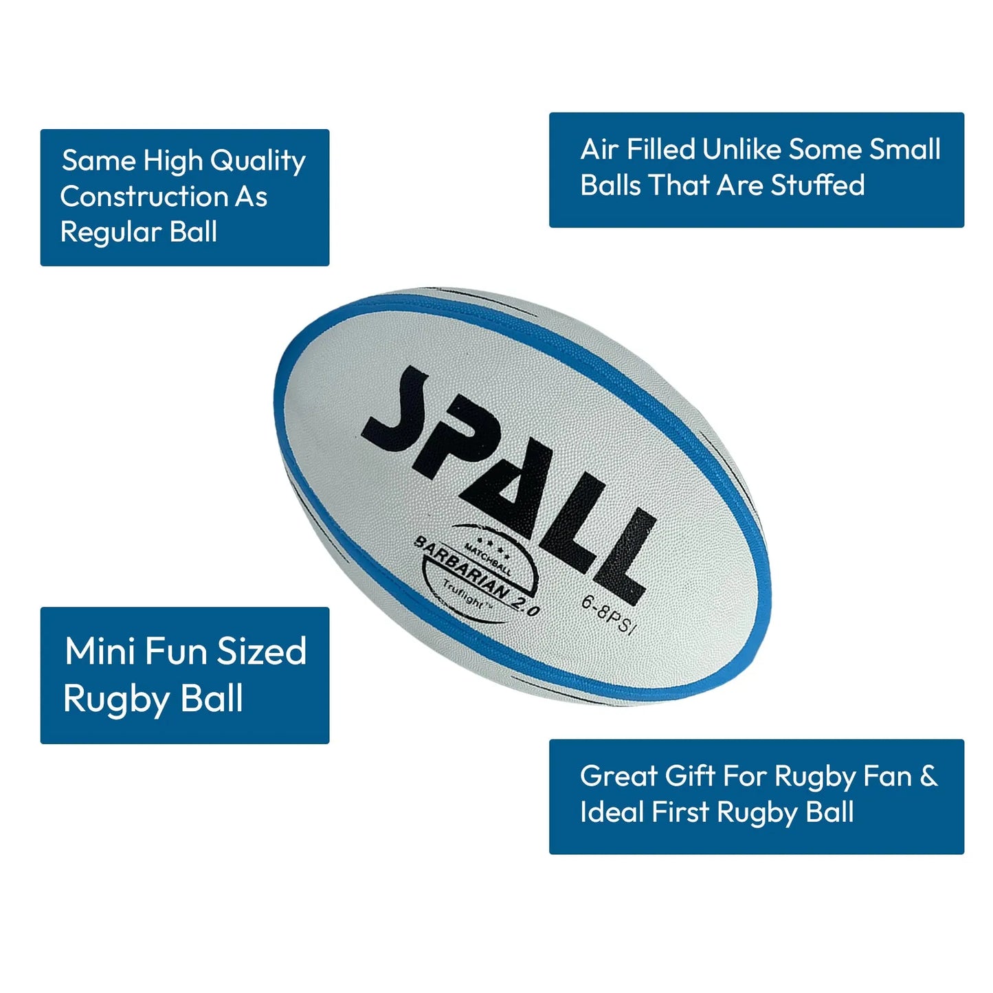 rugby ball for youth and adult player sports outdoor professional synthetic rubber grade super grip heavy duty and durable hand stitched football standard training official balls | ideal for all surface