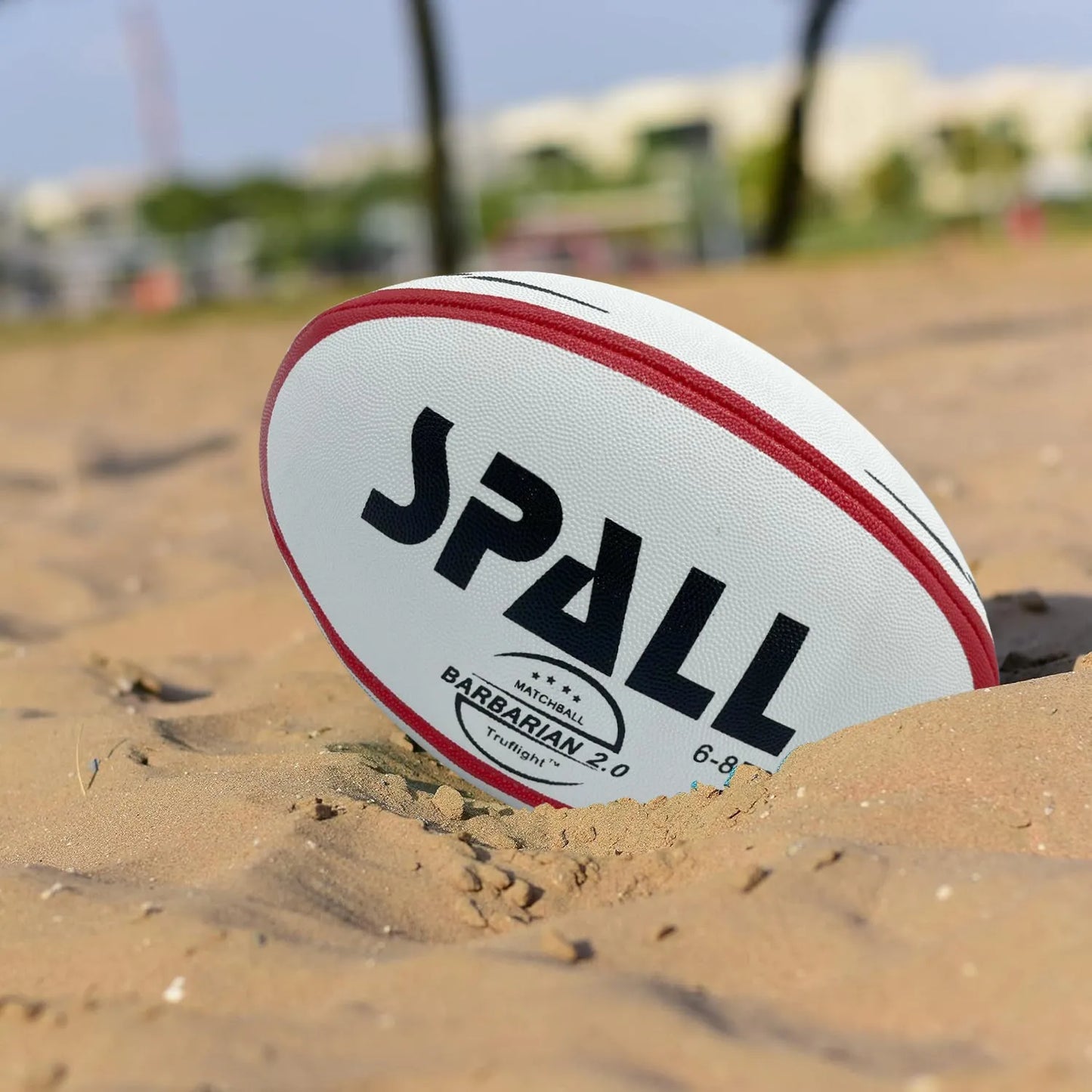 rugby ball for youth and adult player sports outdoor professional synthetic rubber grade super grip heavy duty and durable hand stitched football standard training official balls | ideal for all surface