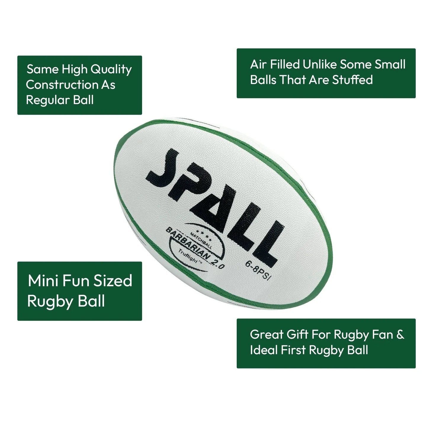rugby ball for youth and adult player sports outdoor professional synthetic rubber grade super grip heavy duty and durable hand stitched football standard training official balls | ideal for all surface