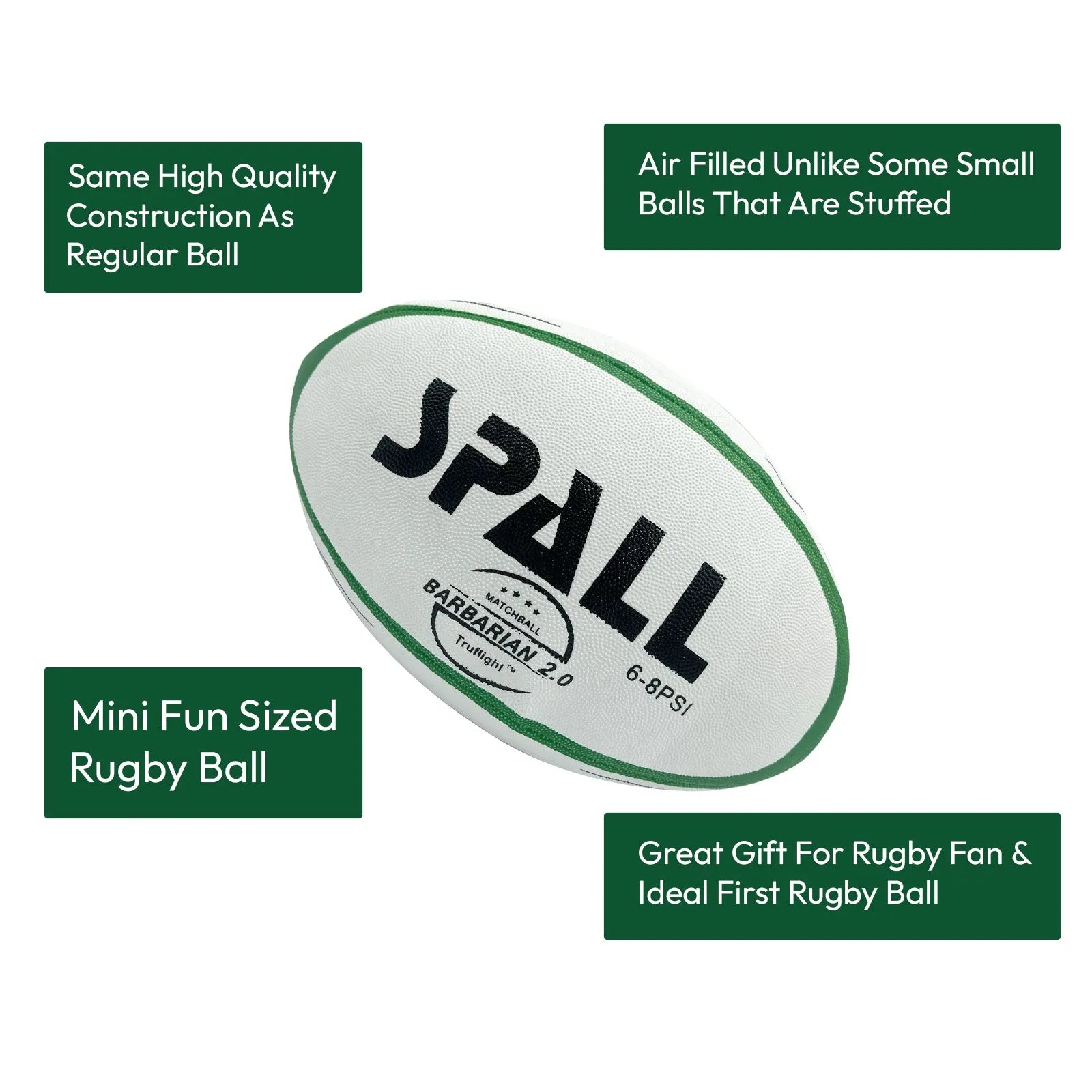 Rugby Ball For Youth And Adult Player Sports Outdoor Professional Synthetic Rubber Grade Super Grip Heavy Duty And Durable Hand Stitched Football Standard Training Official Balls | Ideal for All Surface
