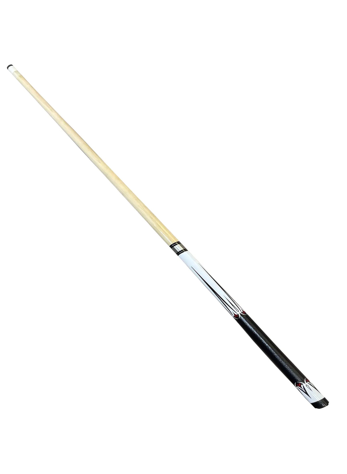 snooker cue stick play billiard pool sticks wood material straight feel good beautiful entertainment snooker billiard tool (229143) | ideal for all surfaces, kids & adults | match-ready | includes pump