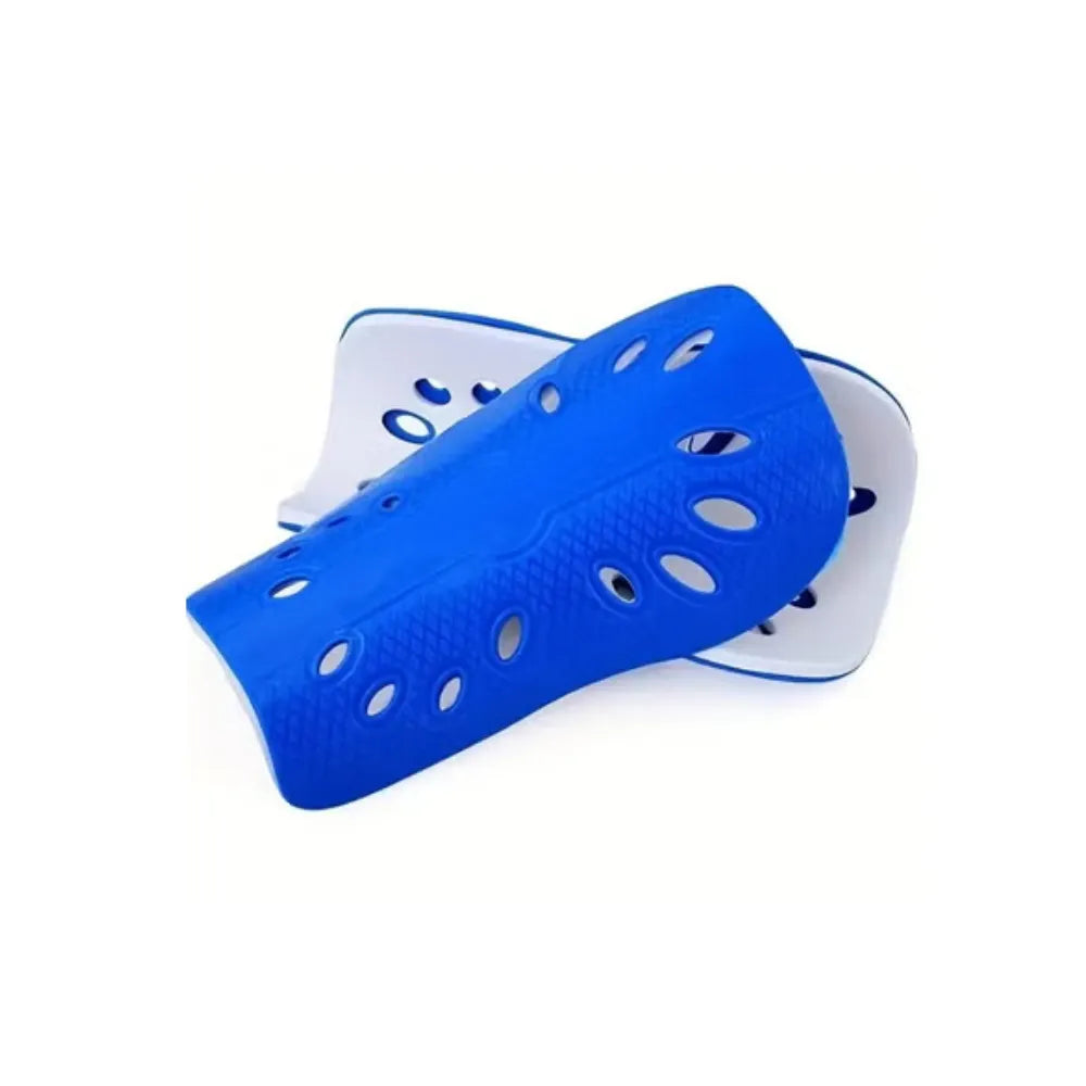 1 pair breathable soccer shin guards for adults - protective gear for football - plastic leg protectors with superior comfort and protection | ideal for all surfaces, kids & adults | match-ready