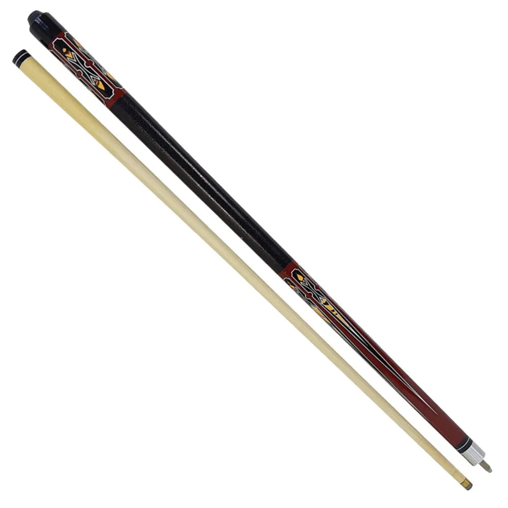 2-piece 58 inch13 mm carbon fibre billiard pool cue composite pool cue sticks set | ideal for all surfaces, kids & adults | match-ready | includes pump & needle | durable & long-lasting performance