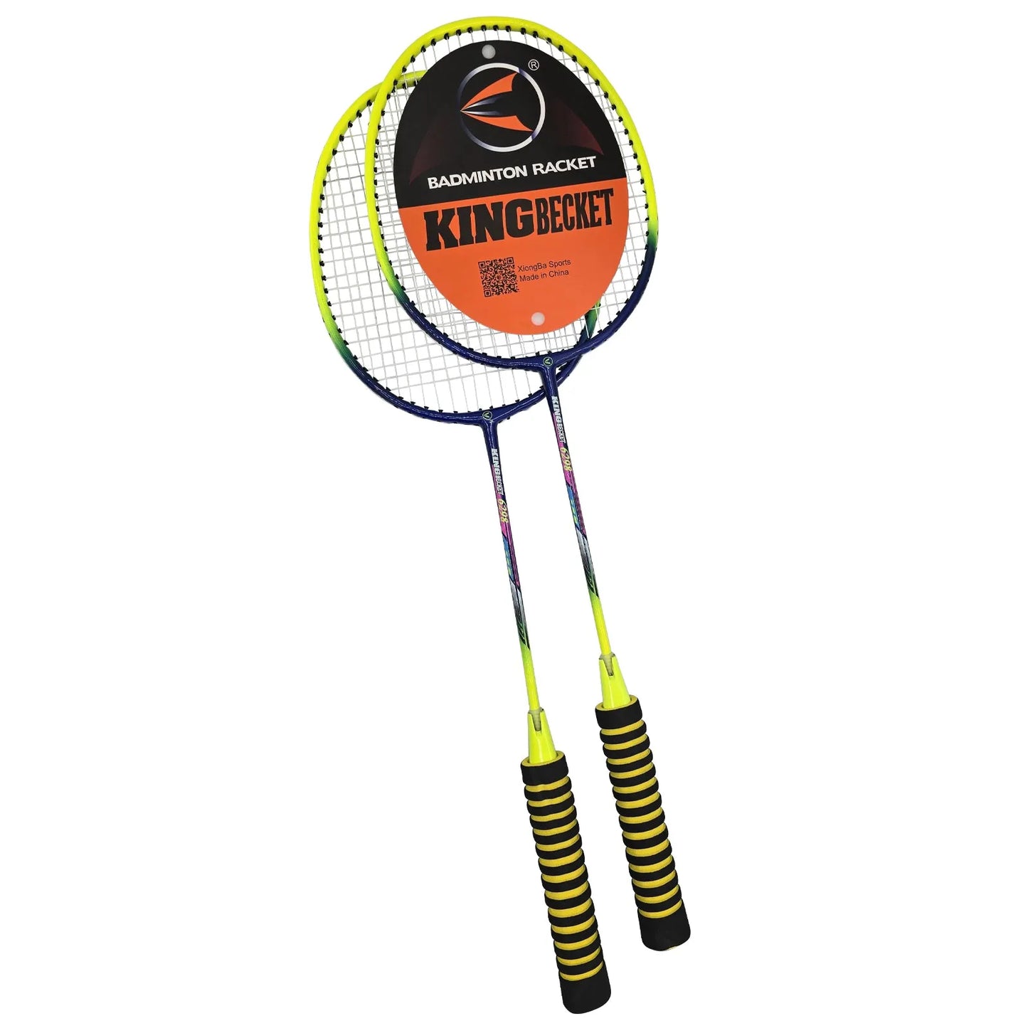 badminton rocket with grip soft handles smash power frame with free full cover ultra light weight carbon fiber single high grade perfect for men and women | ideal for all surfaces, kids & adults