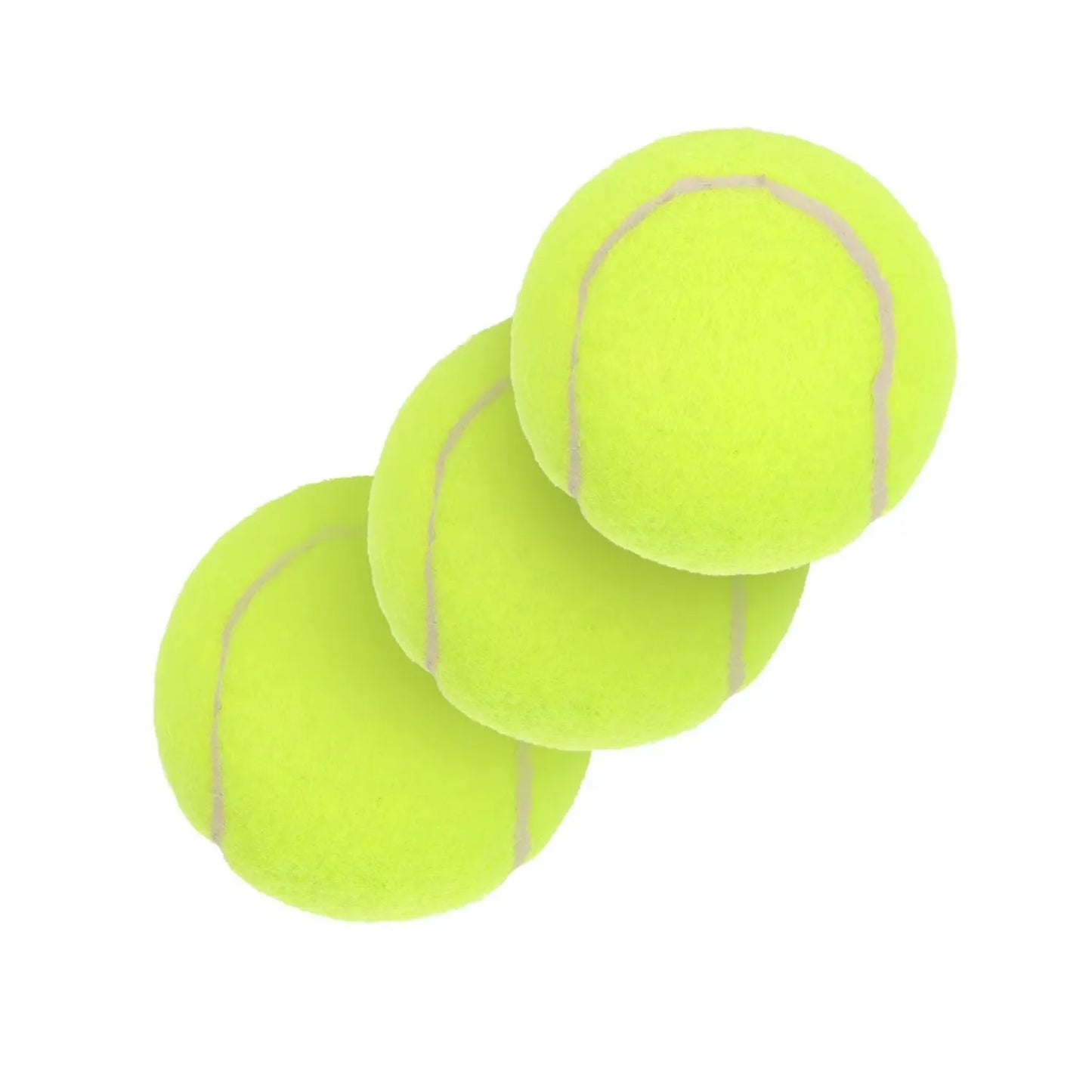 3-pc unique tennis ball | ideal for all surfaces, kids & adults | match-ready | includes pump & needle | durable & long-lasting performance