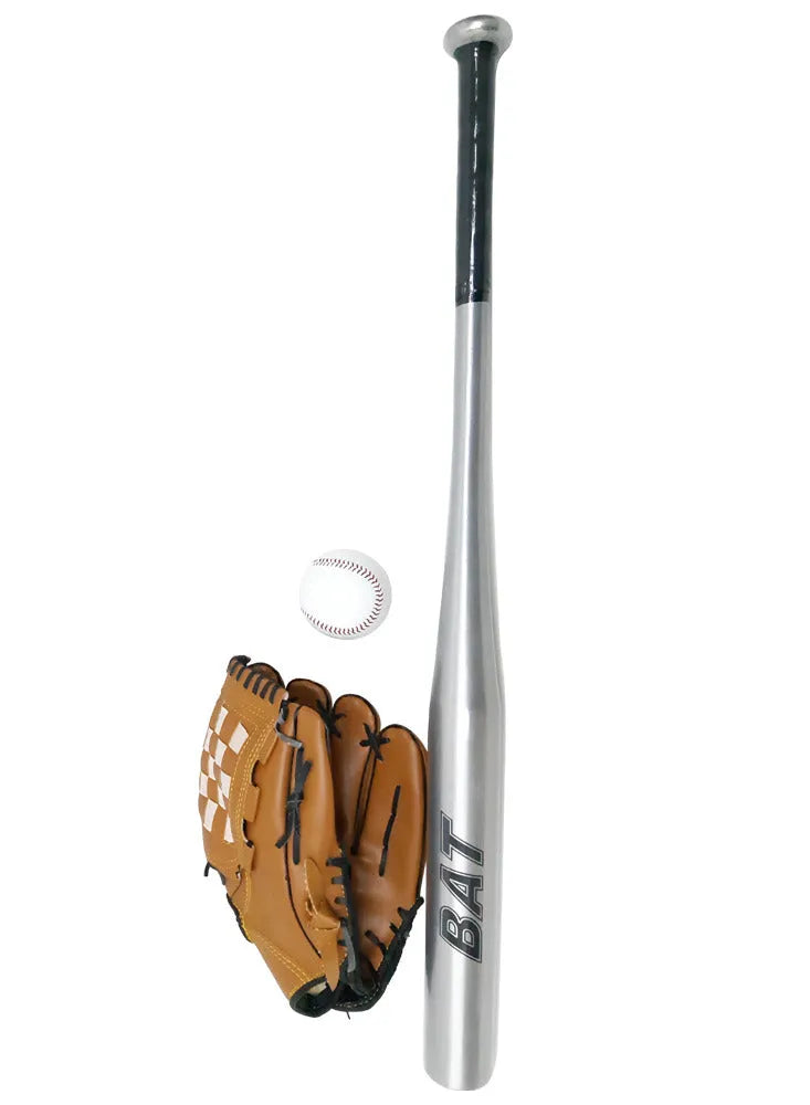 baseball bat and gloves teens baseball set with ball carry bag aluminum alloy safe and durable ideal gift choice for all player 2544 | ideal for all surfaces, kids & adults | match-ready