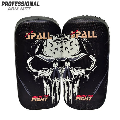 Arm Mitt Kicking Thai Pad Blue Red Black for Boxing Taekwondo Muay Thai MMA Kickboxing Fitness Martial Arts Sports Indoor and Outdoor Training for Men and Women By SPALL(SI-1570) | Ideal for All Surface