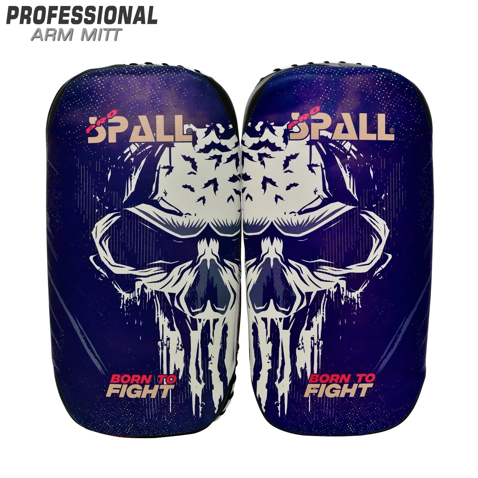 Arm Mitt Kicking Thai Pad Blue Red Black for Boxing Taekwondo Muay Thai MMA Kickboxing Fitness Martial Arts Sports Indoor and Outdoor Training for Men and Women By SPALL(SI-1570) | Ideal for All Surface
