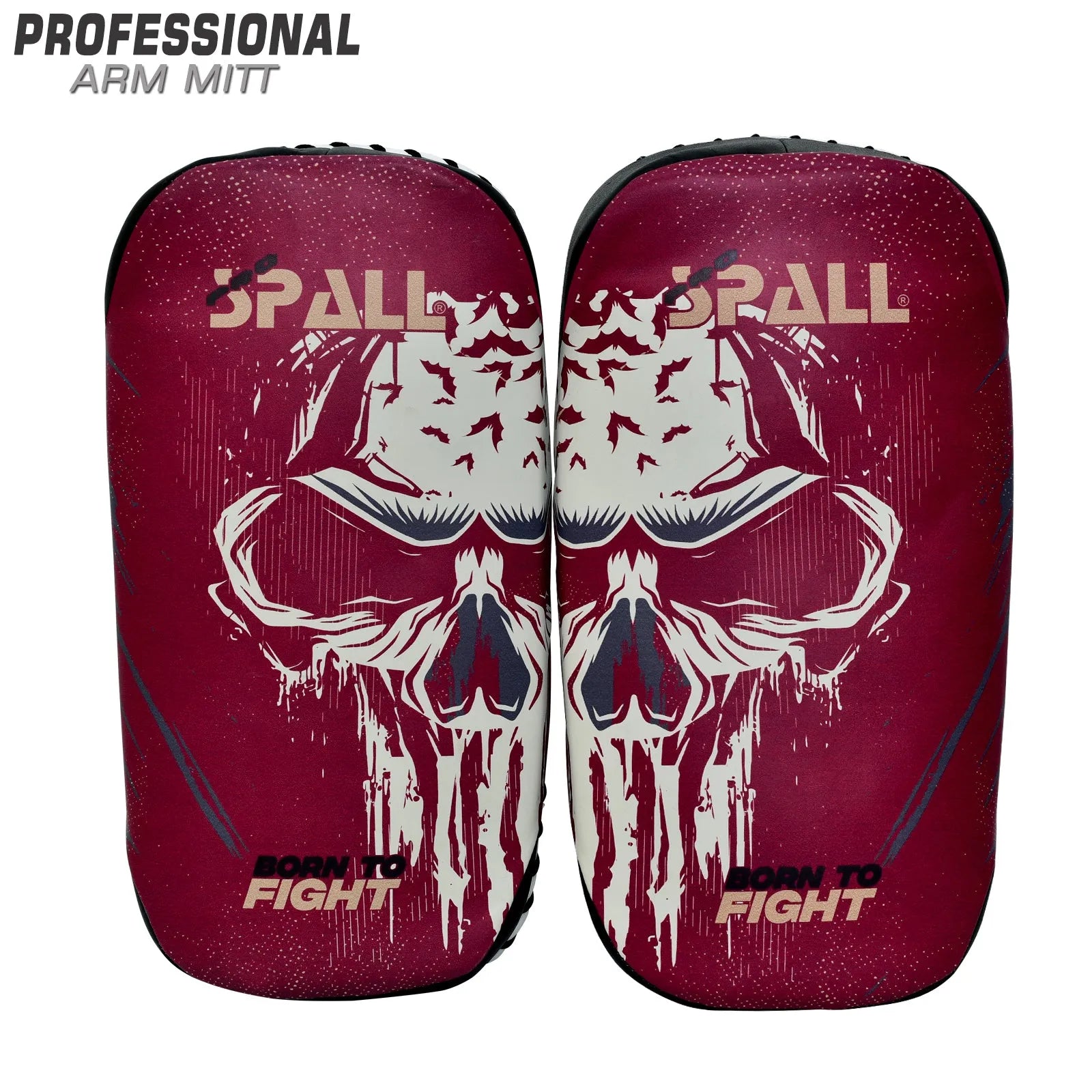 Arm Mitt Kicking Thai Pad Blue Red Black for Boxing Taekwondo Muay Thai MMA Kickboxing Fitness Martial Arts Sports Indoor and Outdoor Training for Men and Women By SPALL(SI-1570) | Ideal for All Surface