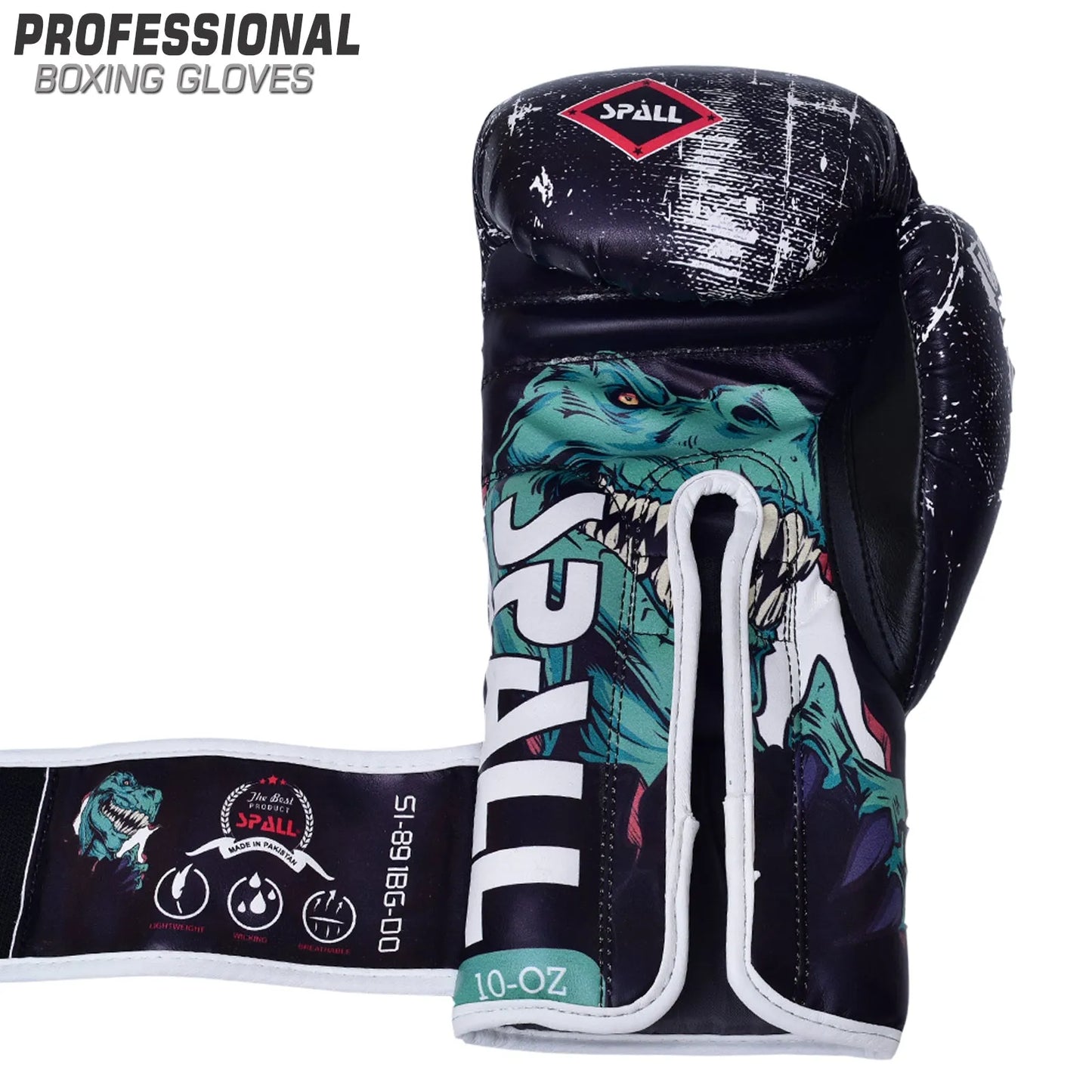 boxing gloves 6oz to 14oz black white blue for boxing muay thai kickboxing fighting heavy duty punch bag wrist protection for training sparring men and women(si-1413) | ideal for all surfaces