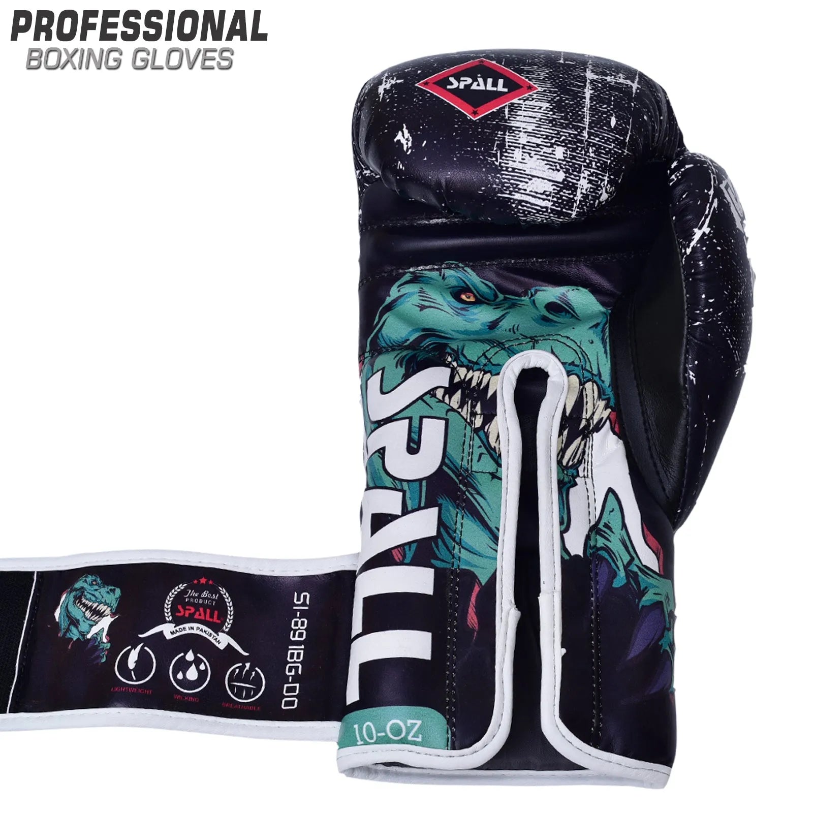 Boxing Gloves 6oz to 14oz Black White Blue for Boxing Muay Thai Kickboxing Fighting Heavy Duty Punch Bag Wrist Protection for Training Sparring Men and Women(SI-1413) | Ideal for All Surfaces