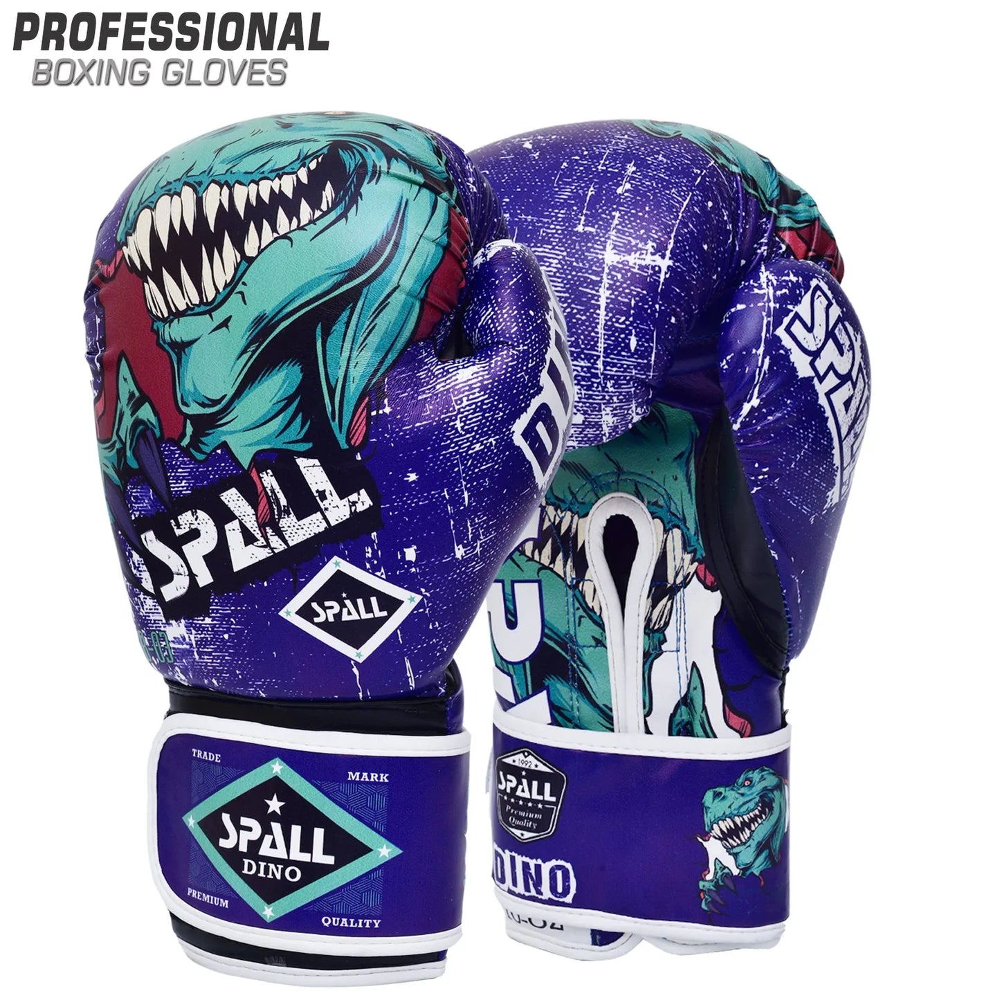 boxing gloves 6oz to 14oz black white blue for boxing muay thai kickboxing fighting heavy duty punch bag wrist protection for training sparring men and women(si-1413) | ideal for all surfaces