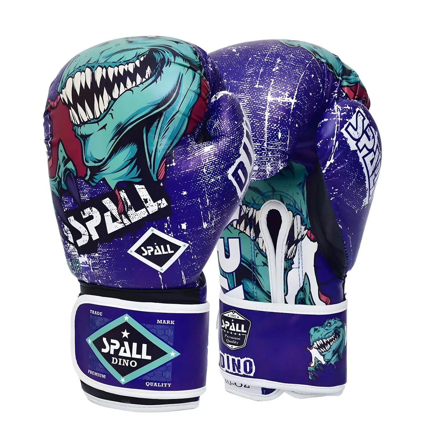 boxing gloves 6oz to 14oz black white blue for boxing muay thai kickboxing fighting heavy duty punch bag wrist protection for training sparring men and women(si-1413) | ideal for all surfaces