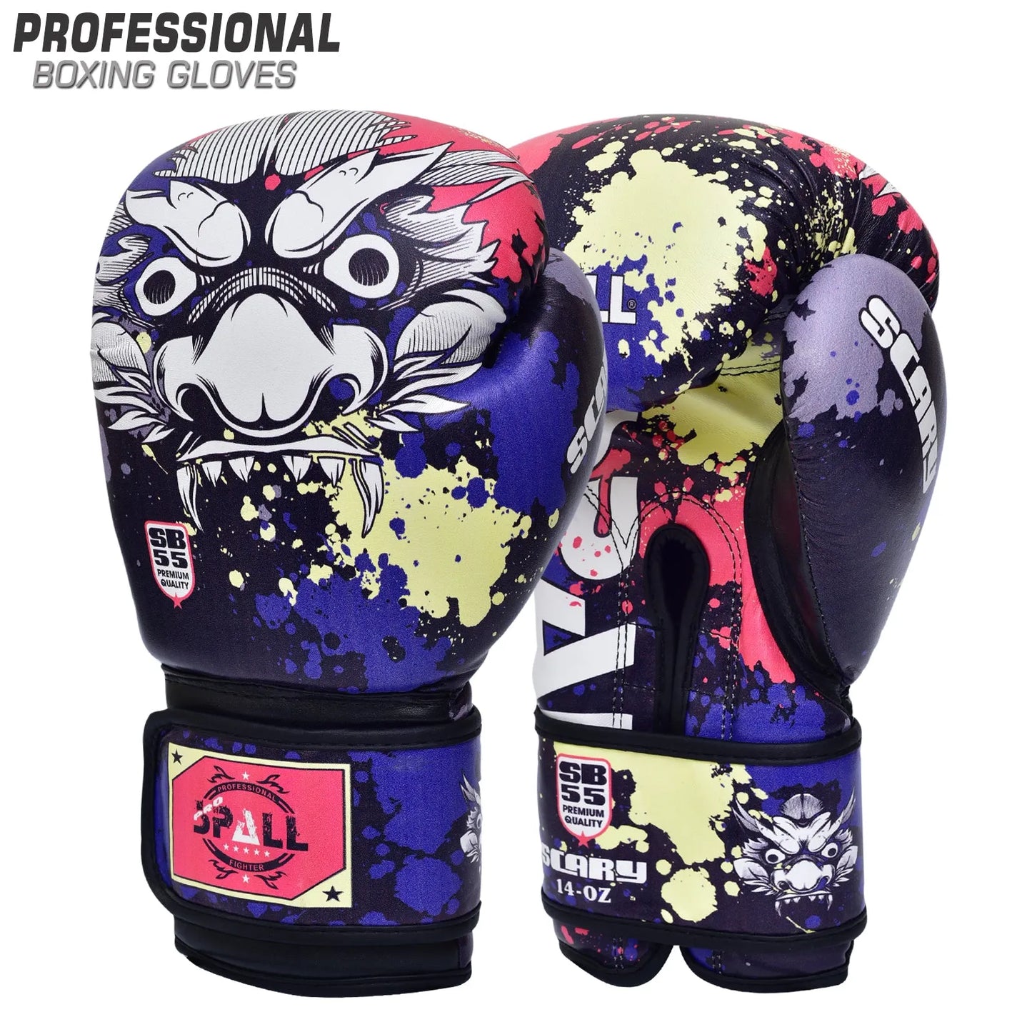 boxing gloves 6oz to 14oz green red blue for kickboxing mma fighting muay thai punching bag sparring sports indoor and outdoor training for men and women by spall(si-1415) | ideal for all surfaces