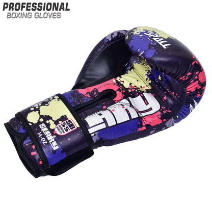 Boxing Gloves 6oz to 14oz Green Red Blue for Kickboxing MMA Fighting Muay Thai Punching Bag Sparring Sports Indoor and Outdoor Training for Men and Women By SPALL(SI-1415) | Ideal for All Surfaces