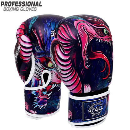 Boxing Gloves Multi For Hand Protection Fighting Muay Thai MMA Martial Arts Fitness Workout Kick Boxing Sparring Training For Men And Women(SI-1417) | Ideal for All Surfaces, Kids & Adults | Match-Ready